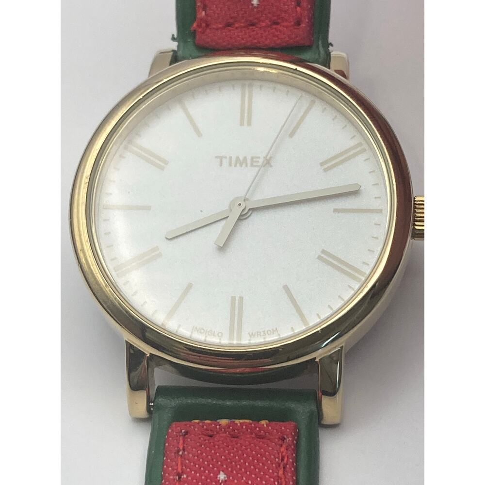 Timex TW2P96200 Indiglo Mens Watch 38mm - Fresh Battery - Two New Bands WR 30m - Picture 3 of 10